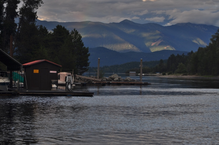 Balfour's Birch Grove RV Park overlooking Kootenay Lake west arm
